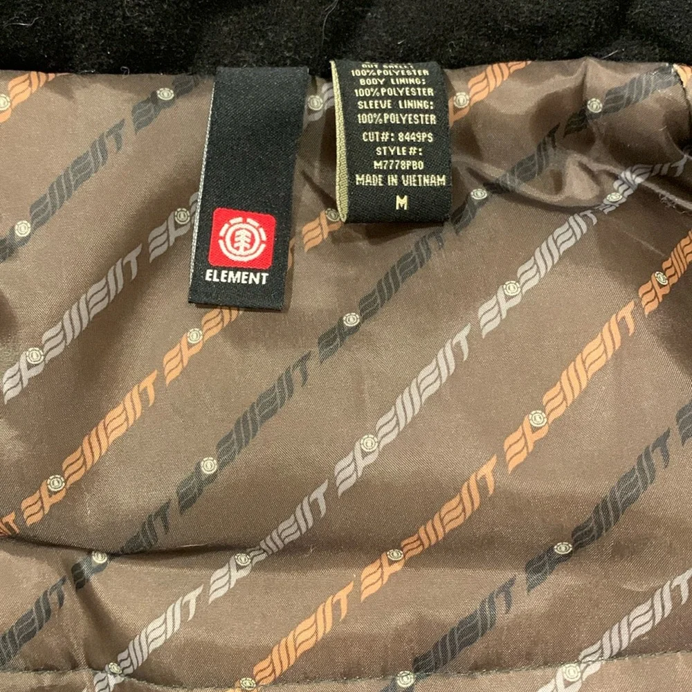 Element brand Men's winter parka carbon fiber look - Picture 10 of 10